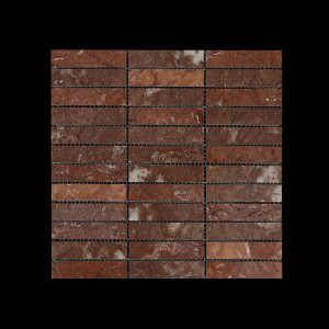 Rosso Chocolate Mosaic DK088 POLISHED