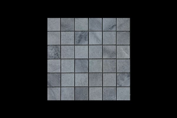 White Crystalline Mosaic 4.8x4.8 Honed