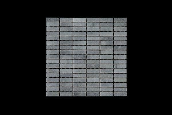 White Crystalline - Nimbus - Small Linear Mosaic DK598 Honed